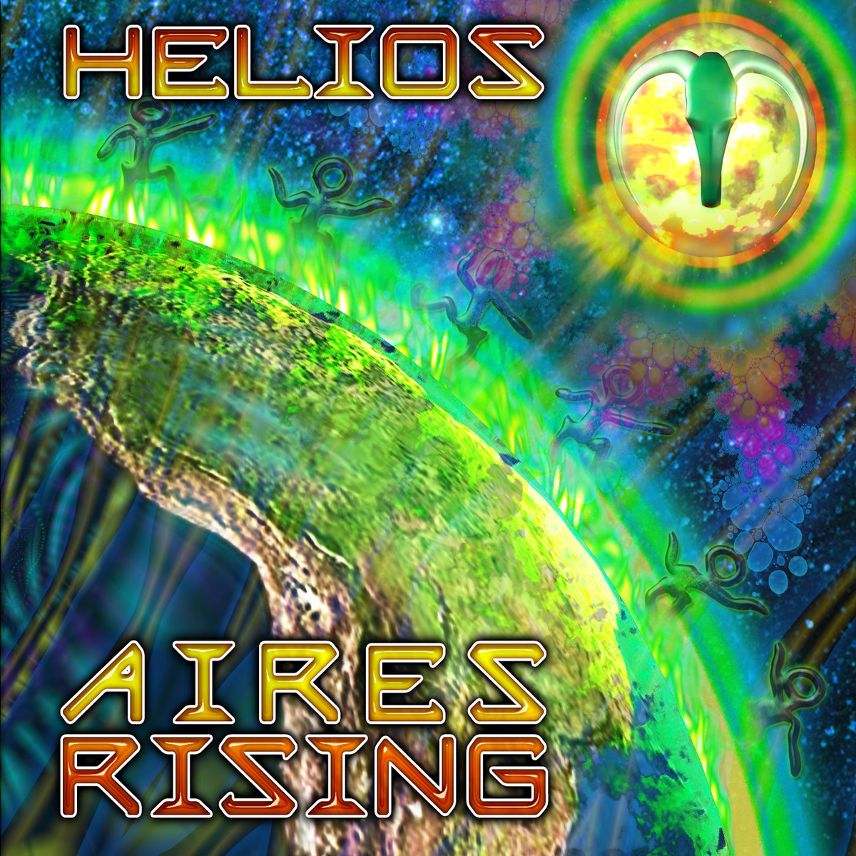 Helios - High Use World @ 'Aires Rising' album (electronic, goa)
